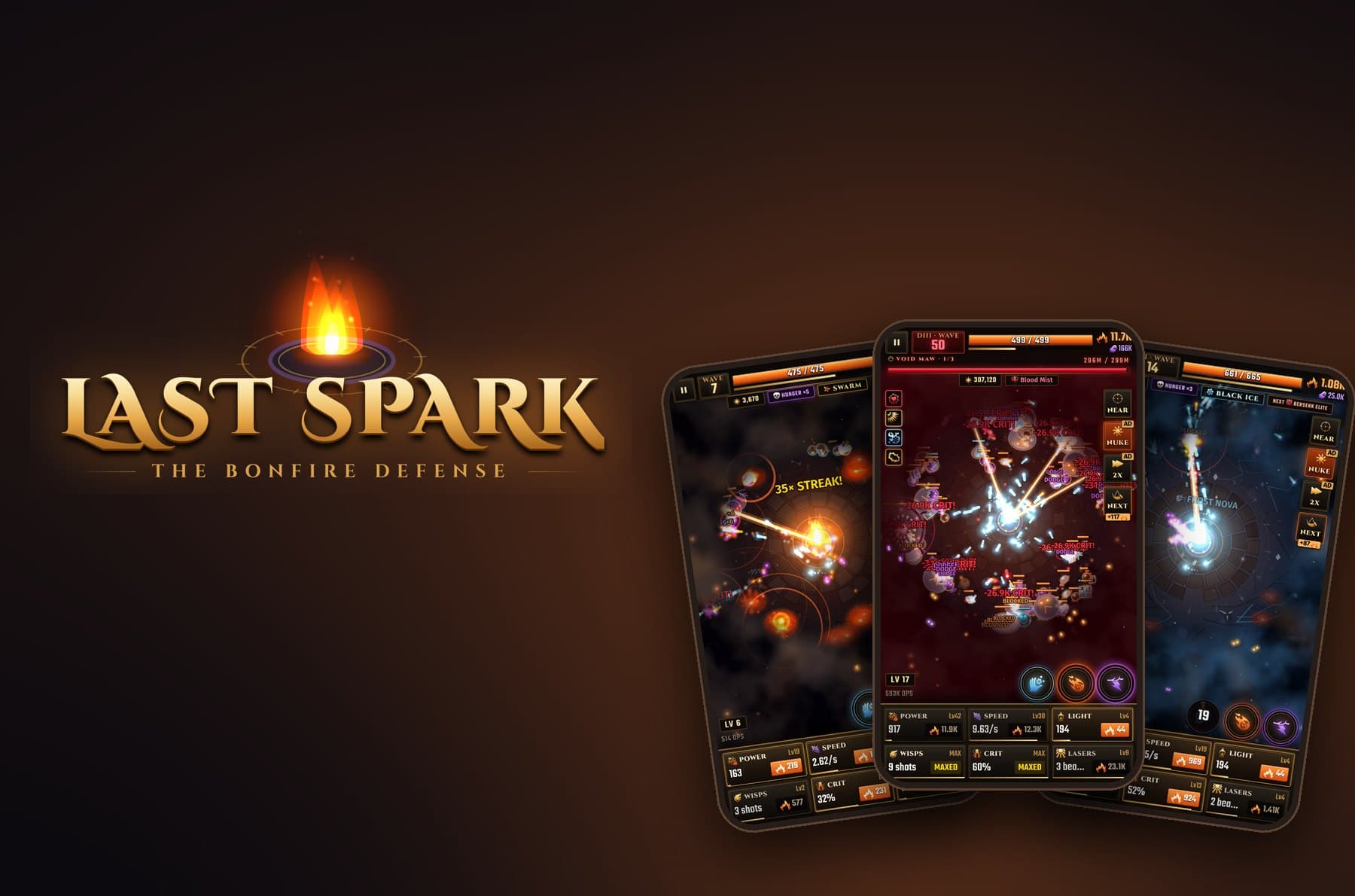 Last Spark: The Bonfire Defense - key art